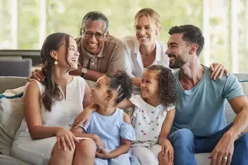 3 generations of family