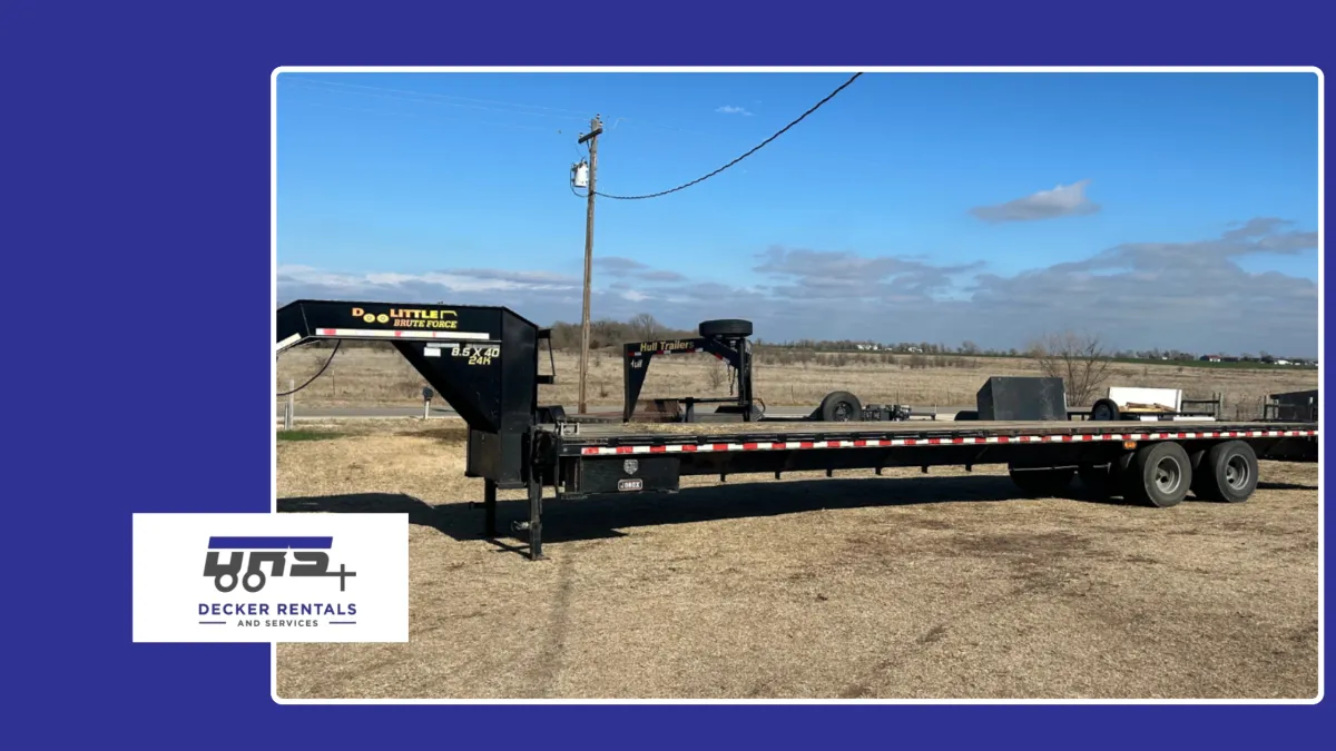 How Does a 40-Foot Gooseneck Trailer Handle Agricultural Equipment in Wichita?