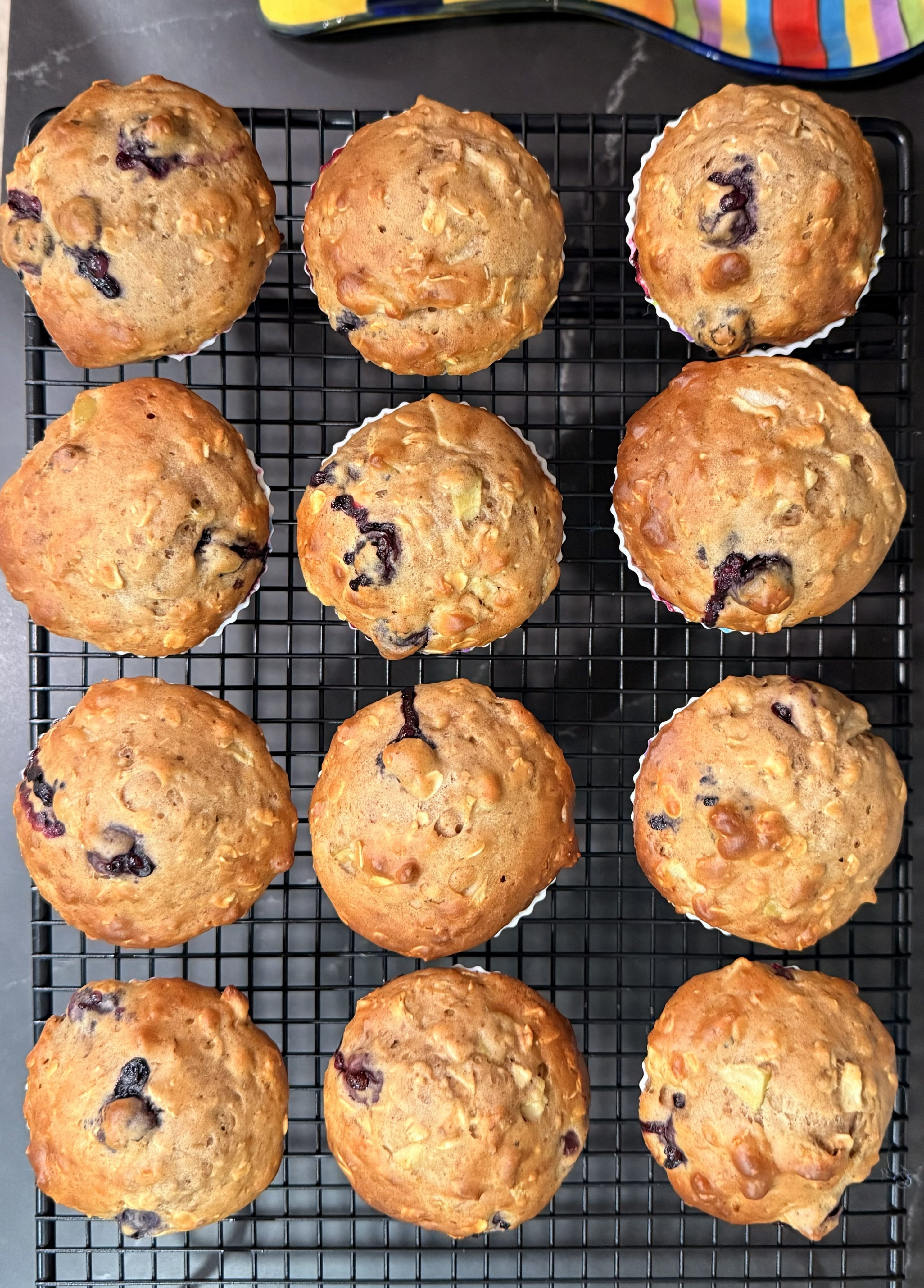 Apple Blueberry Muffins