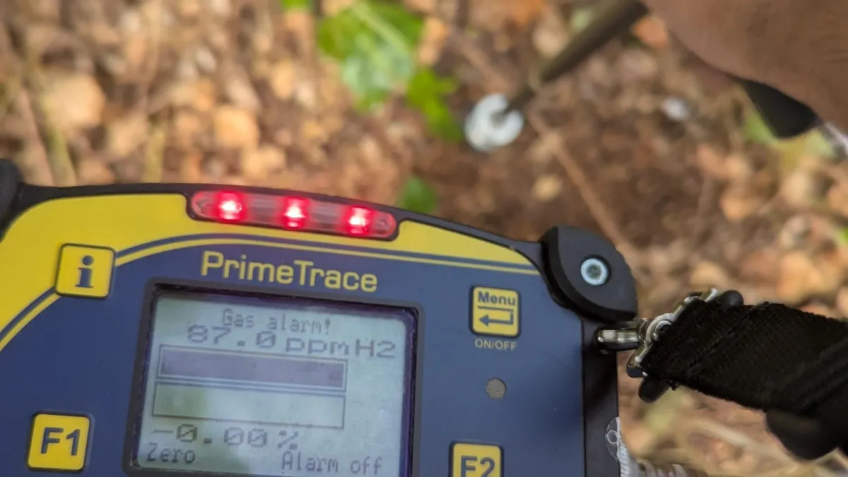 Previous work completed by Leak Patrol