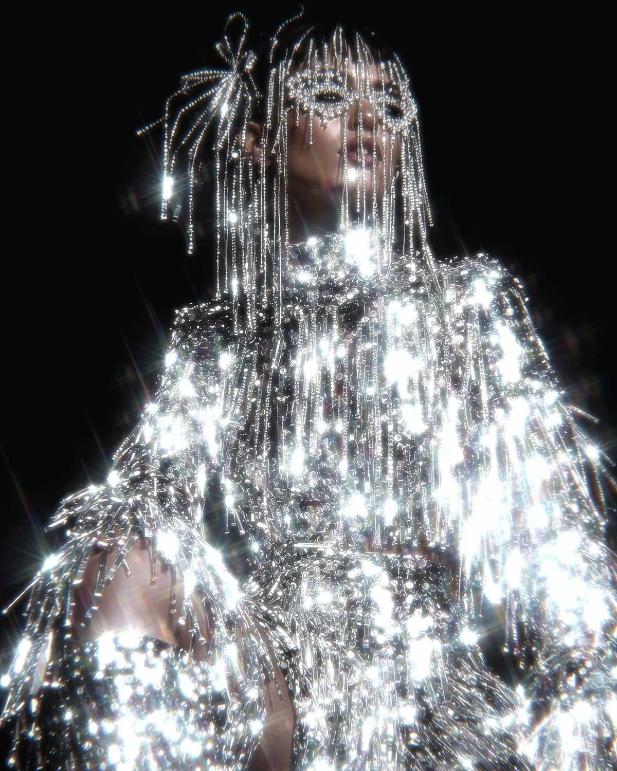 pink green and blue spiral illustration