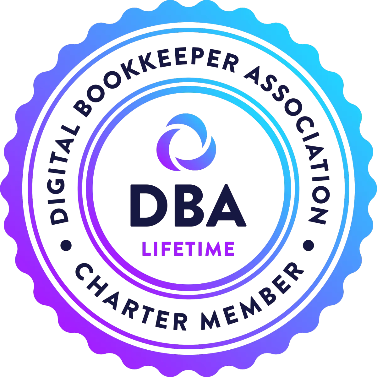 Digital Bookkeeper Association lifetime charter member