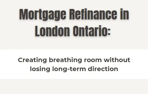 Mortgage refinance blog graphic titled “Your Mortgage Payment Isn’t the Real Problem” featuring mortgage broker Jasmine Srnicek