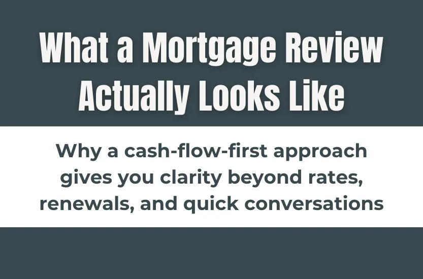 Mortgage refinance blog graphic titled “Why Rate Shopping Can Quietly Cost You More Money” featuring mortgage broker Jasmine Srnicek