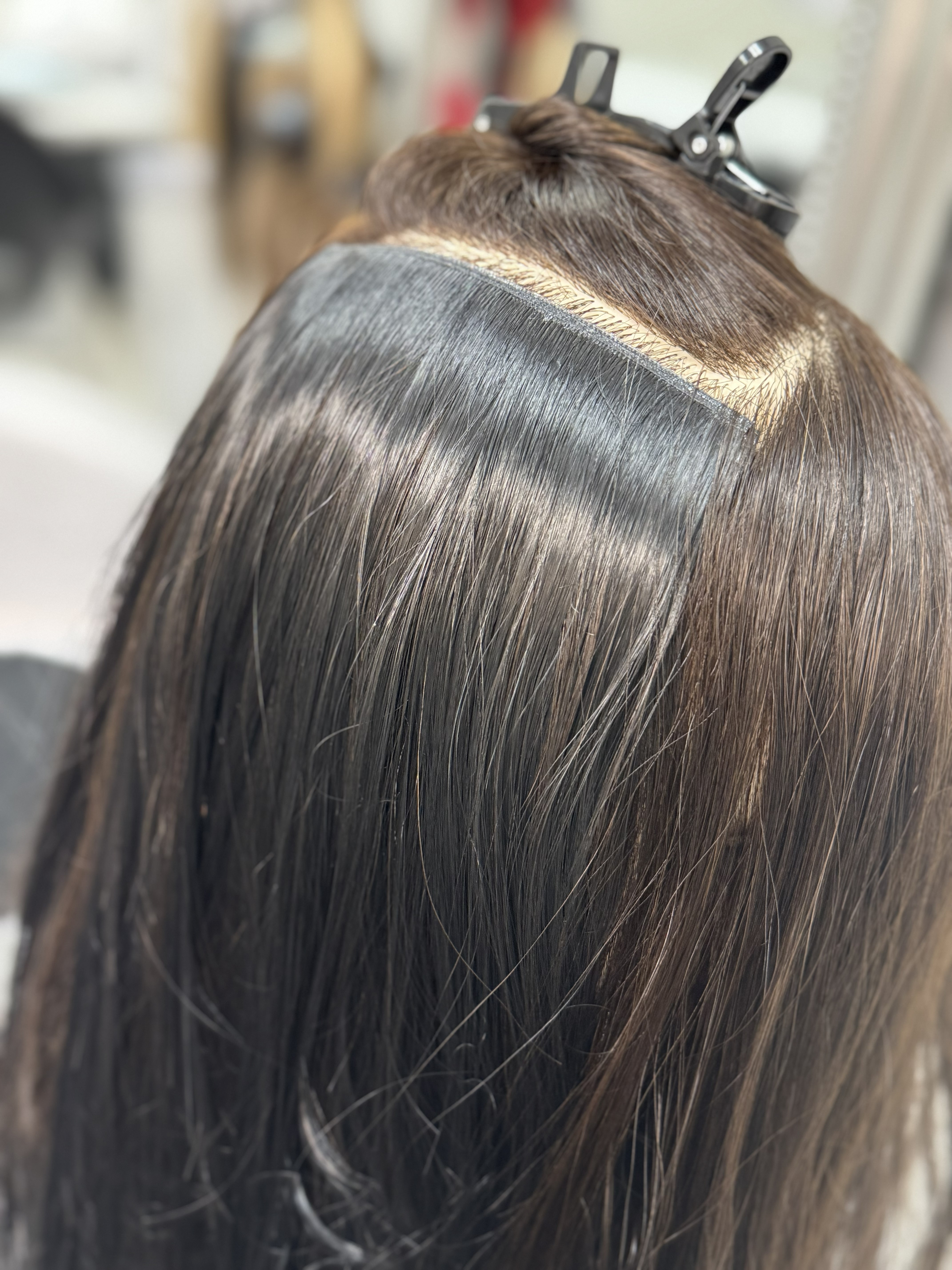 Invisi bond hair extension