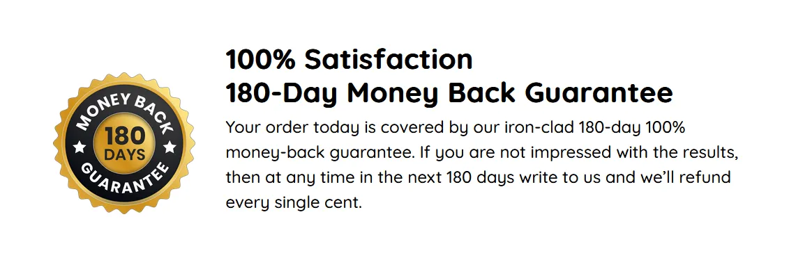 Fast Lean Pro Money Back 180 Days Guarantee