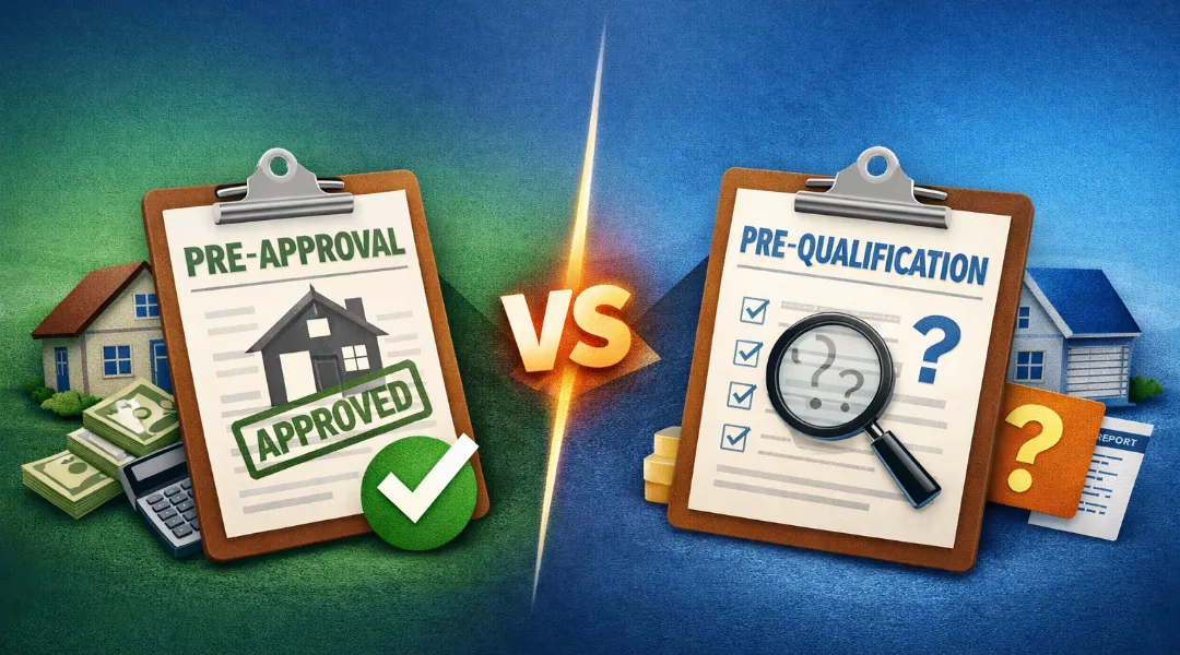Mortgage Pre-Approval vs. Pre-Qualification: What’s the Difference?