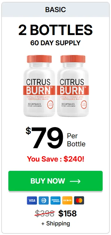 CitrusBurn 2 bottle