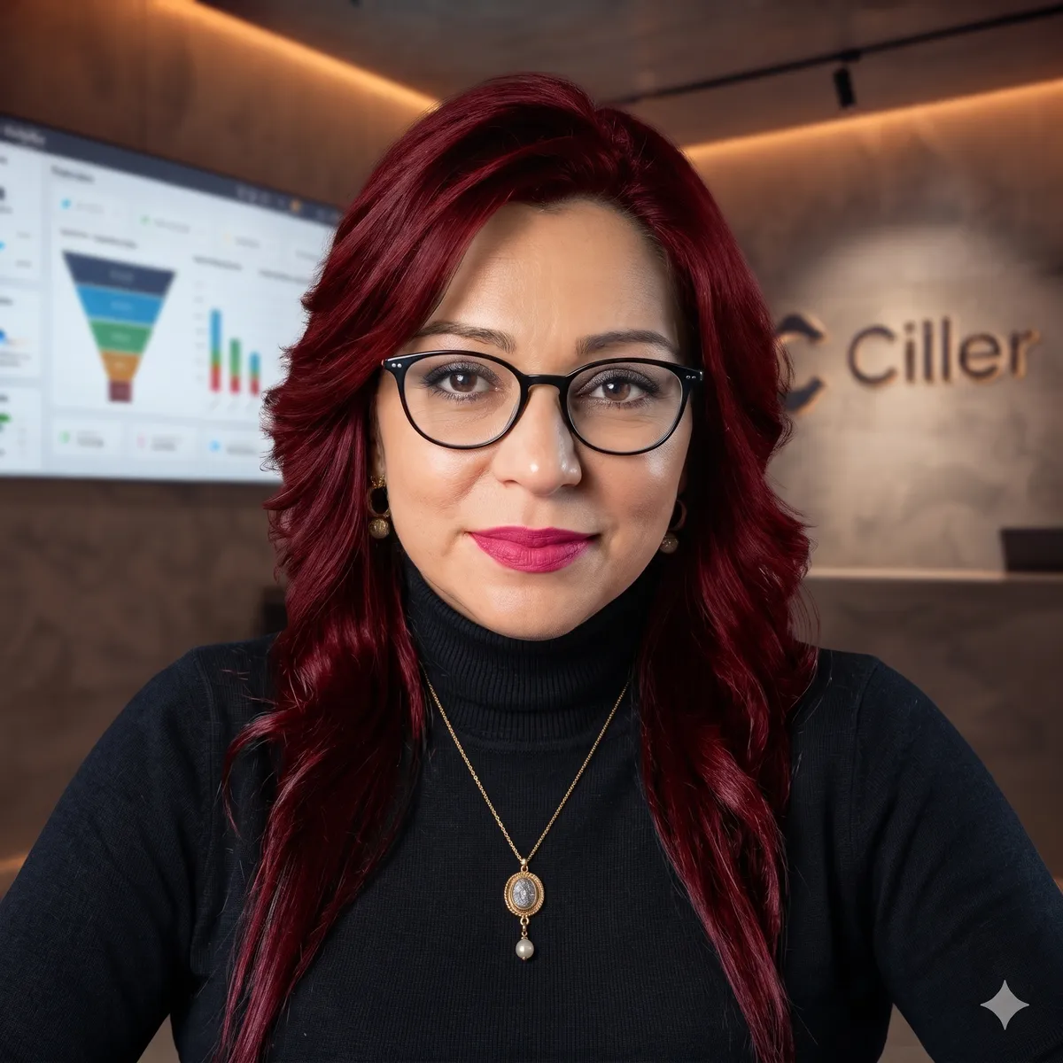 Profesional clínico en entorno de alto nivel
