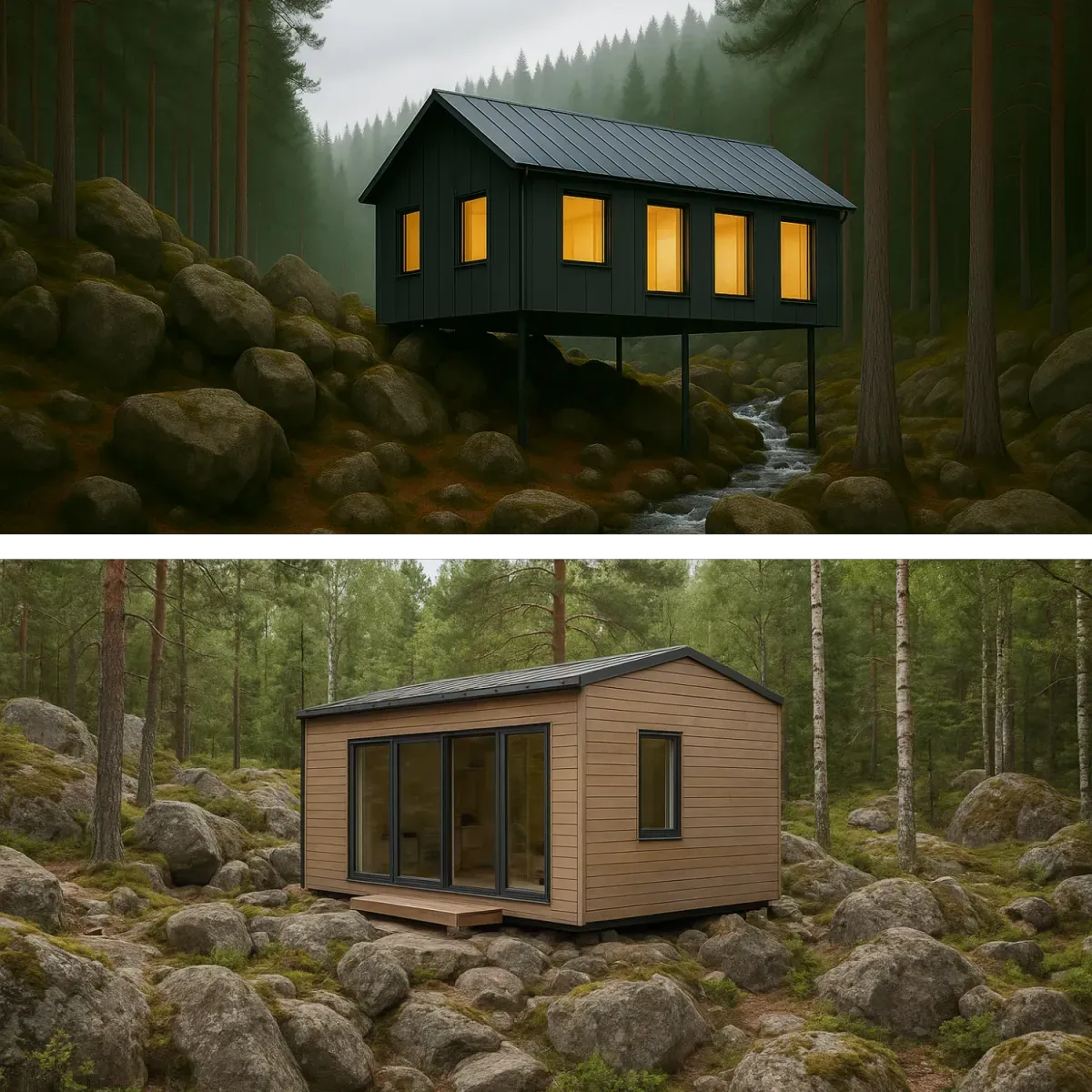 energiahatékony könnyűszerkezetes otthon korszerű szigeteléssel