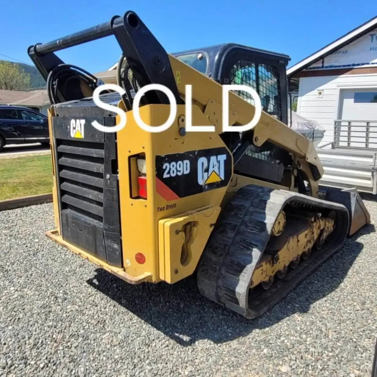 2019 CAT 289D tracked skid steer loader with rubber tracks, sold, Barriere, BC