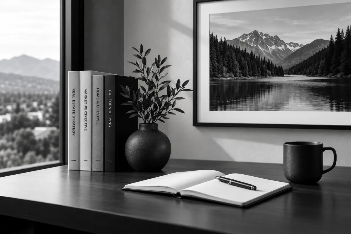 Serene Monochrome Coastal Path