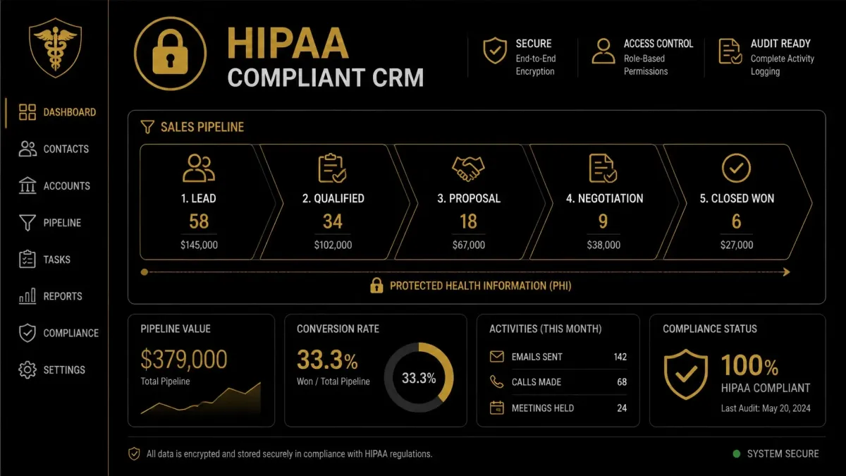 HIPAA-Compliant CRM in 2026