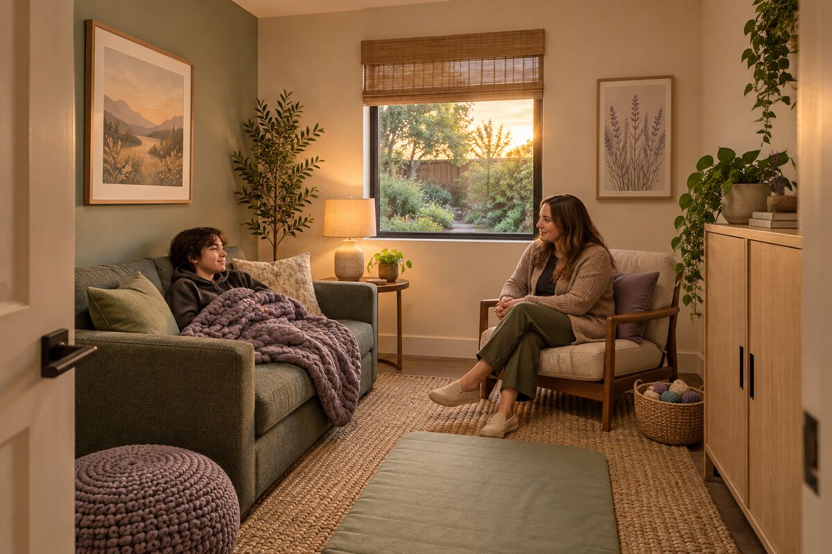 Concept rendering: quiet healing room