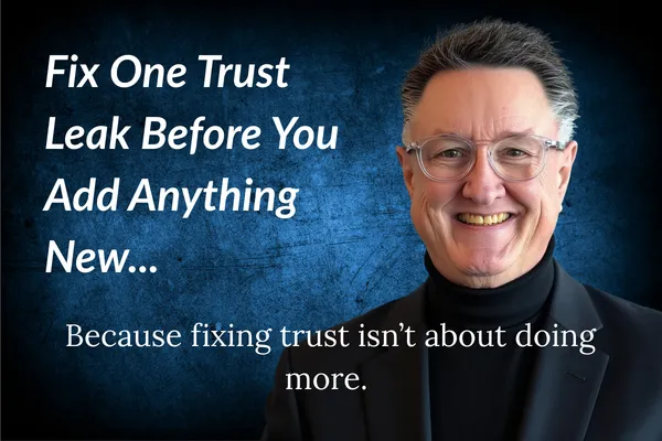 Fix One Trust Leak Before You Add Anything New