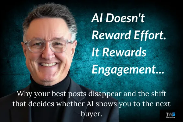 TW3 Marketing | AI Doesn't Reward Effort. It Rewards Engagement.