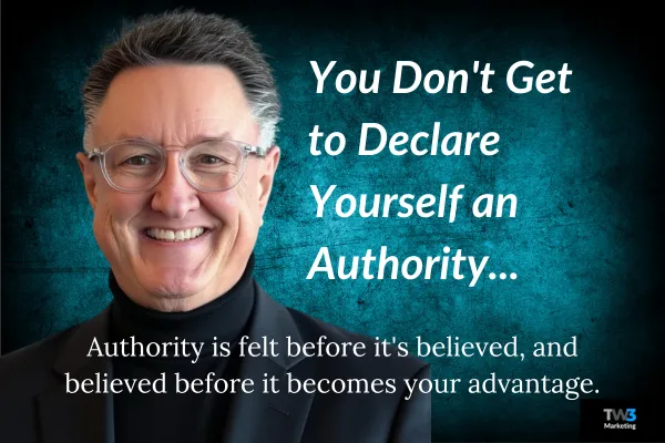 You Don't Get to Declare Yourself an Authority