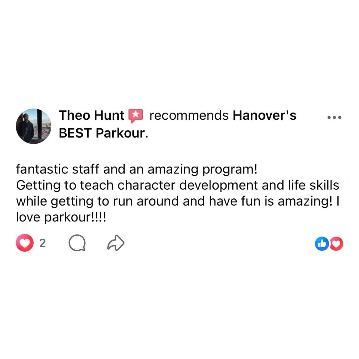 Review forHanover's BEST Parkour