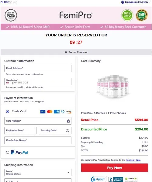 Femipro order