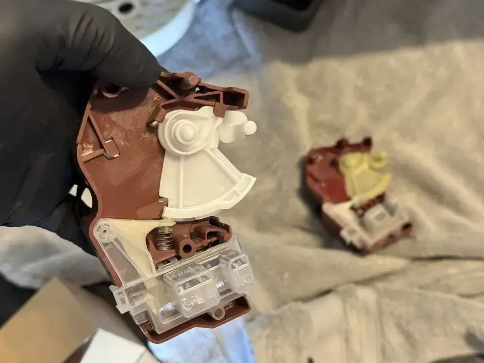 Washer actuator replacement for spin cycle repair