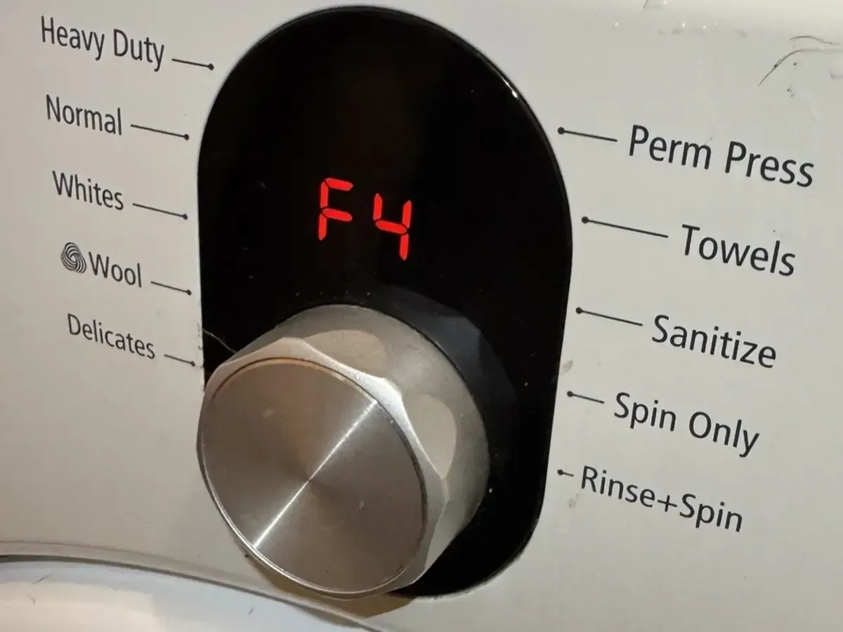 Washer control board diagnostics and error code repair