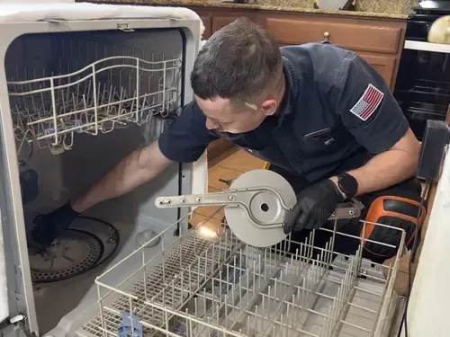 Dishwasher drain repair and circulation system service in Vacaville CA