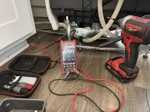 Dishwasher repaired and tested. Operation restored in Napa, California