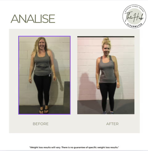 Analise busy professional strength training transformation Clearwater