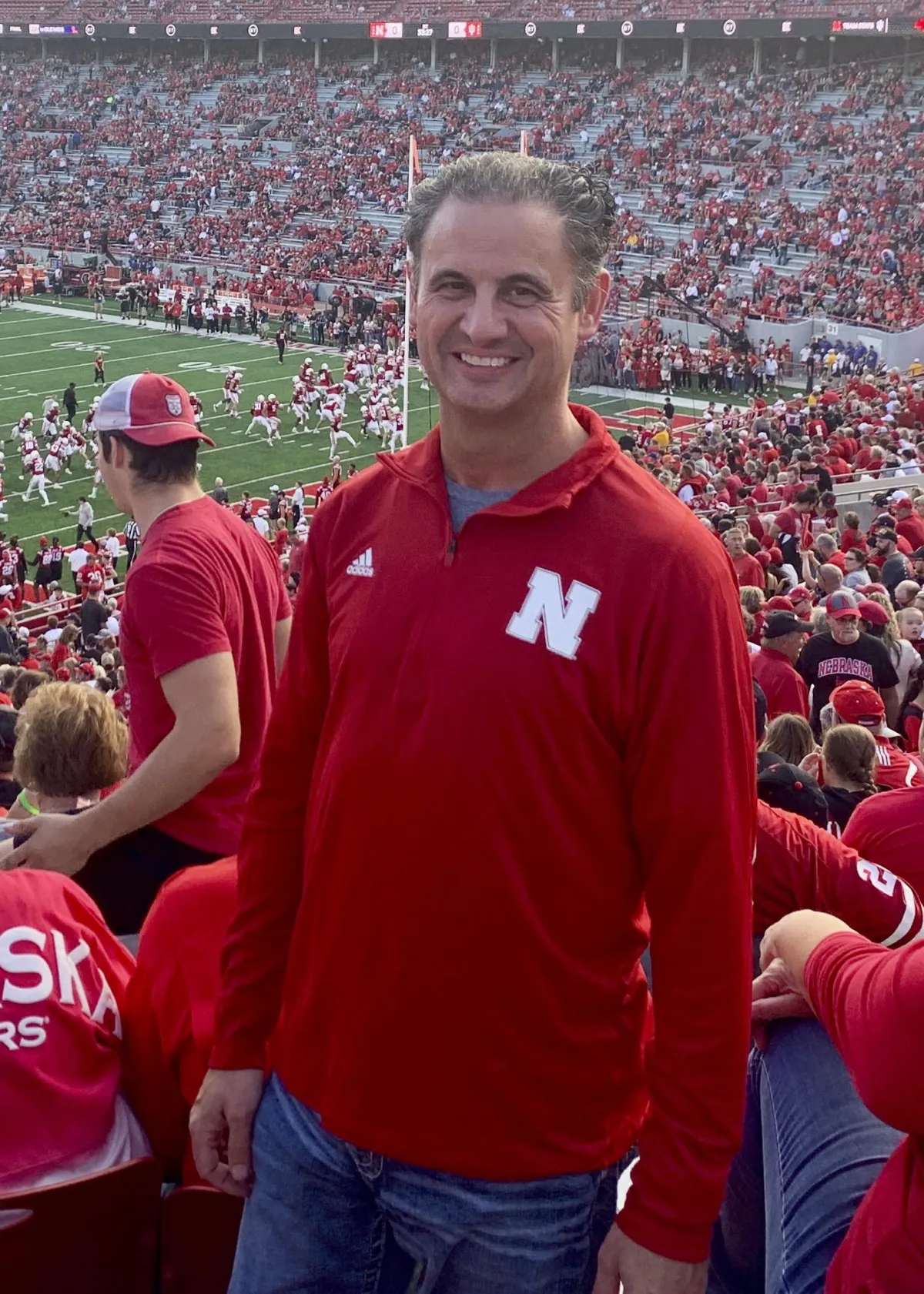 Massimo at UNL Football Game