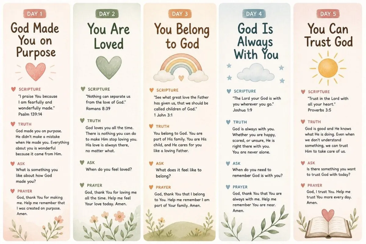 5-Day Identity Devotional for Kids