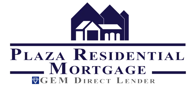 Company logo for Plaza Residential Mortgage.