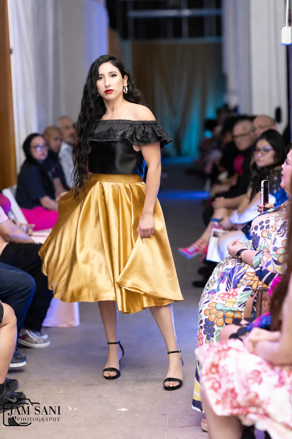 Querida y Amada Editorial Flowing Dress