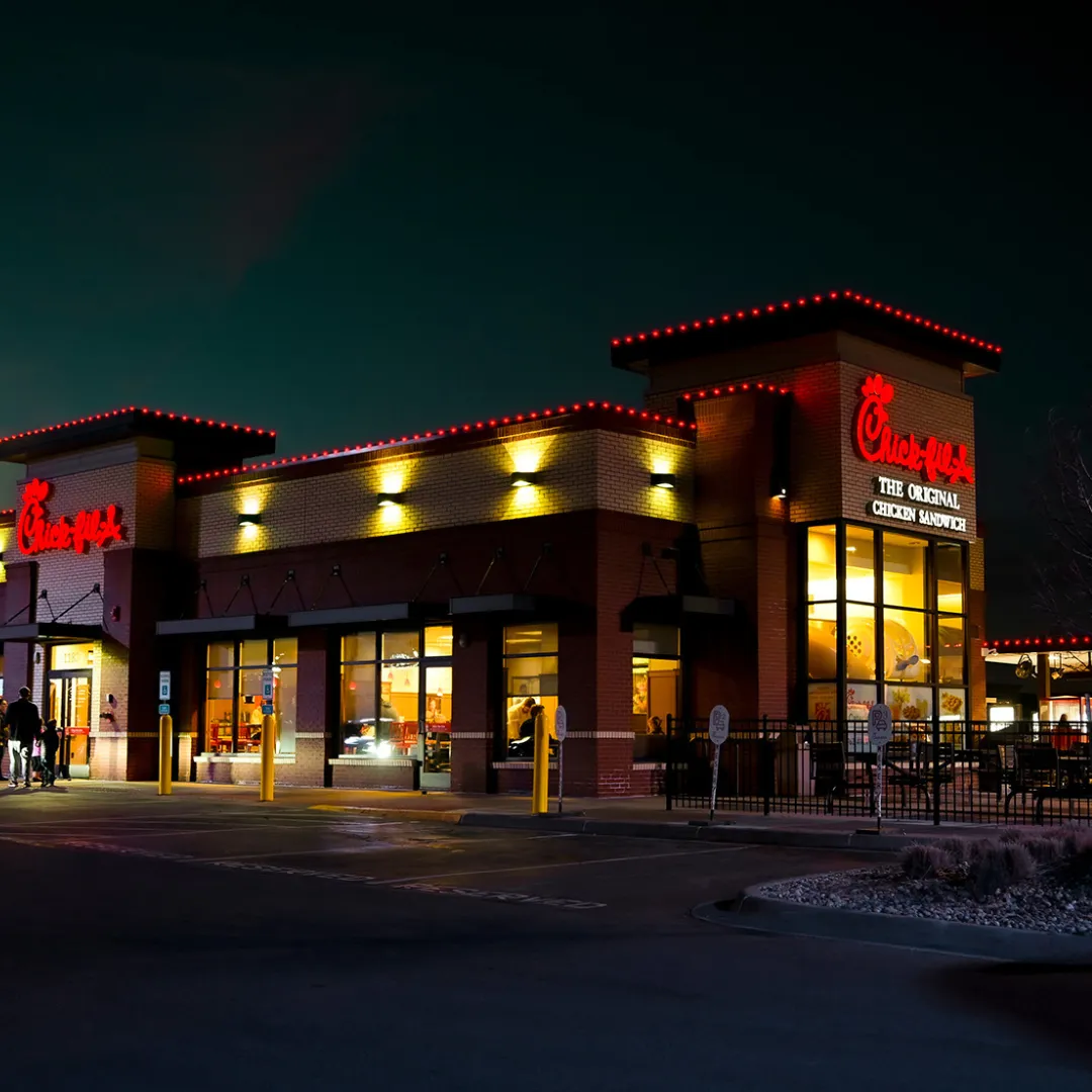 Restaurant exterior lighting OKC OK