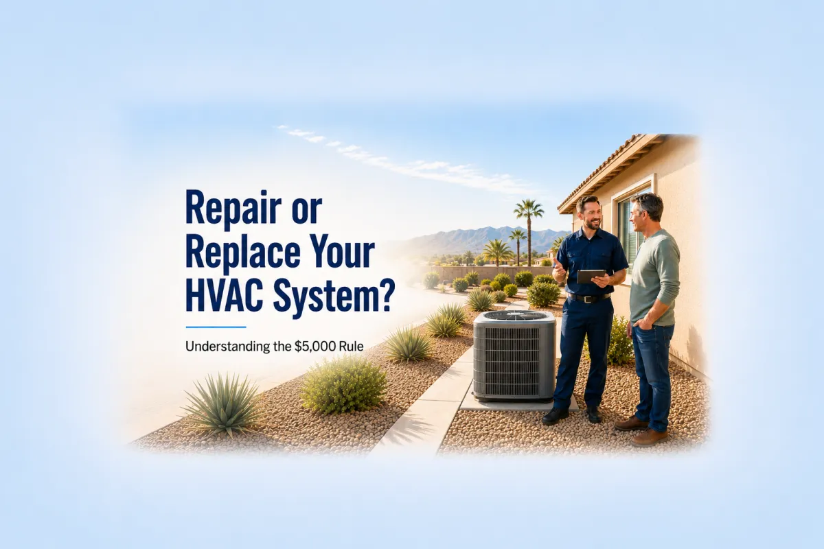 HVAC $5,000 Rule: Repair or Replace Your AC?