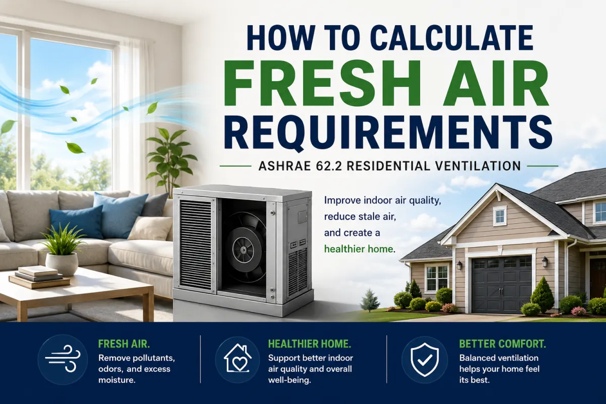 How to Calculate Fresh Air Requirements for Your Home