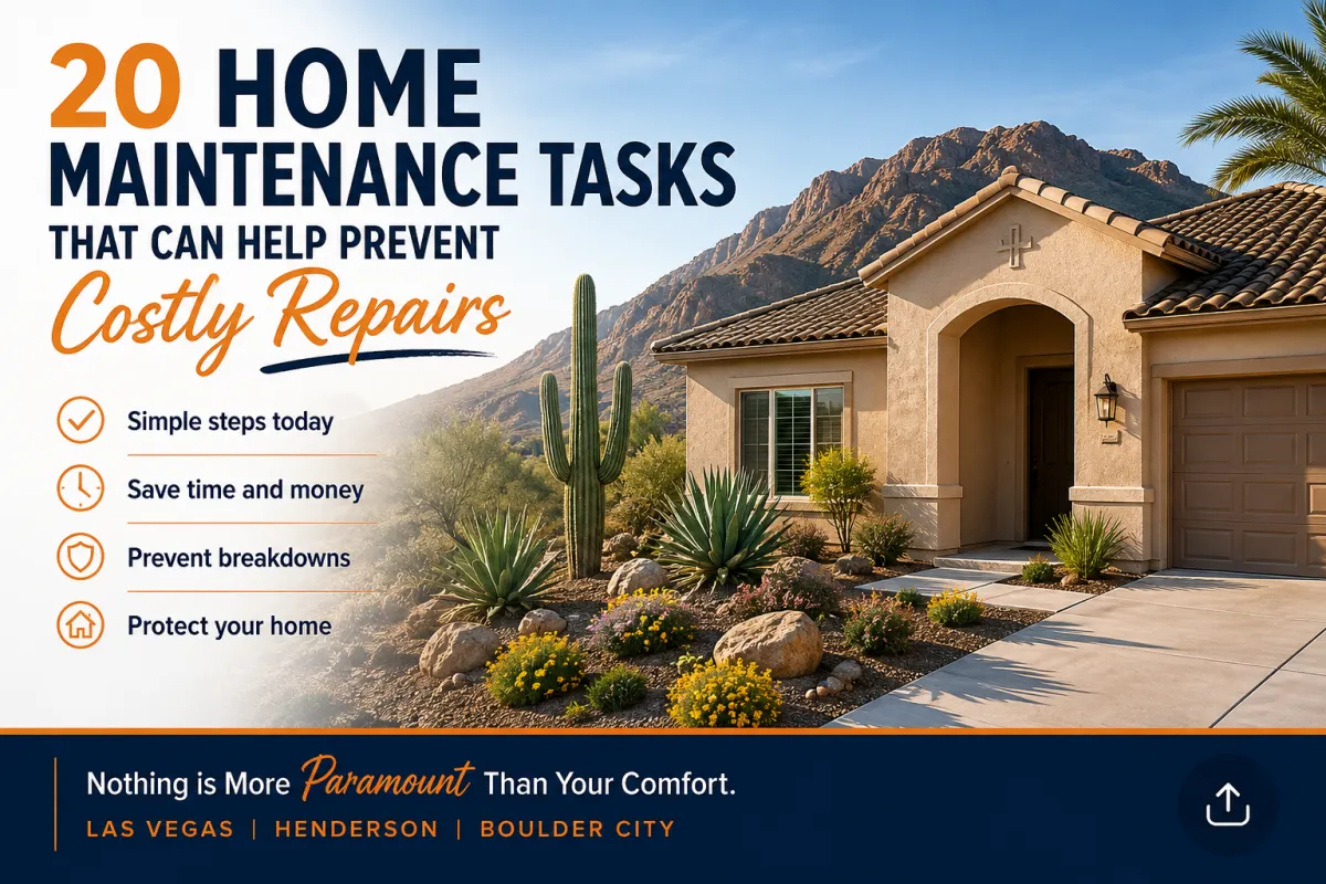 20 Home Maintenance Tasks for Home Owners