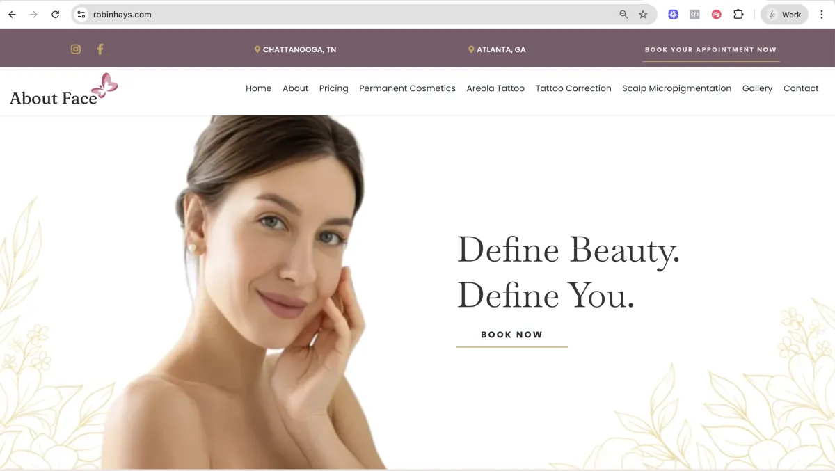 About Face Inc / Robin Hays 