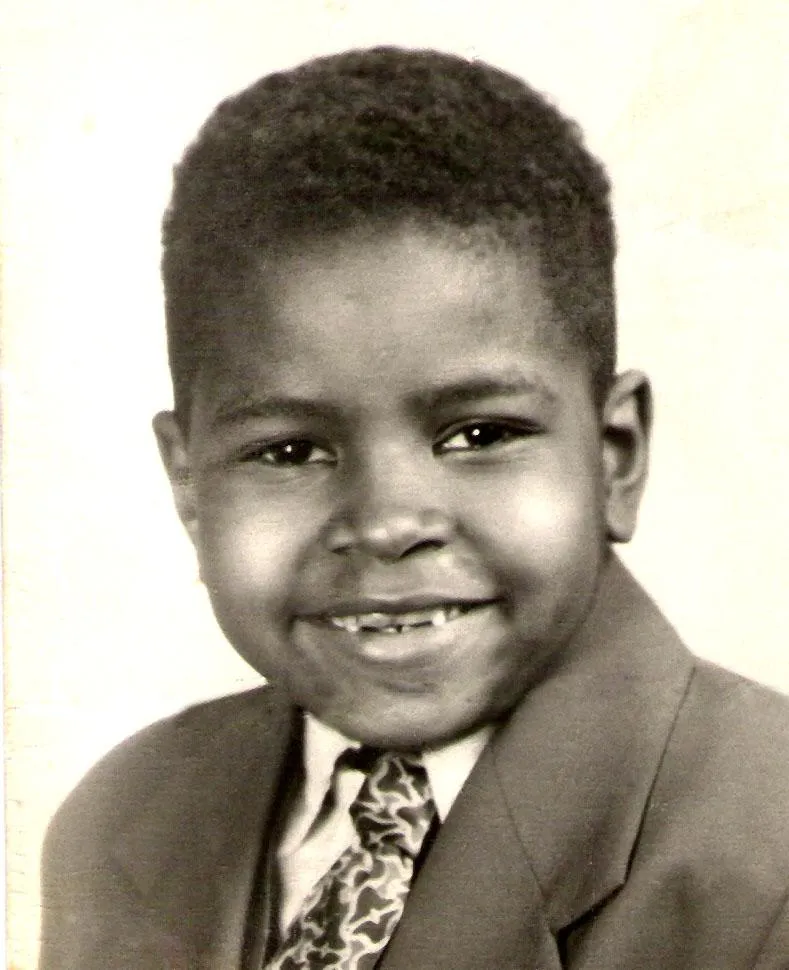Jerry Bowden as a five year old boy