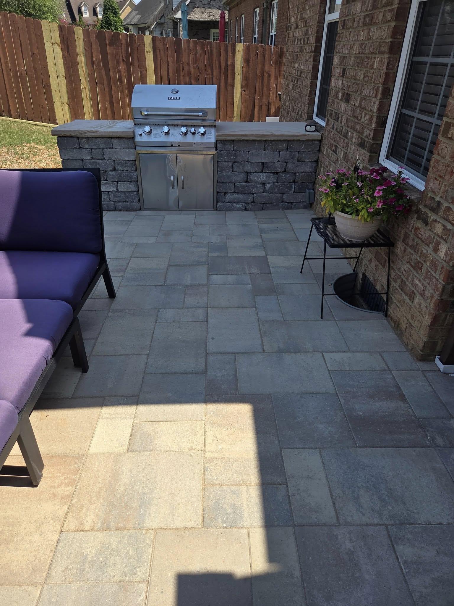 C&L Services Company constructing Decorative Concrete