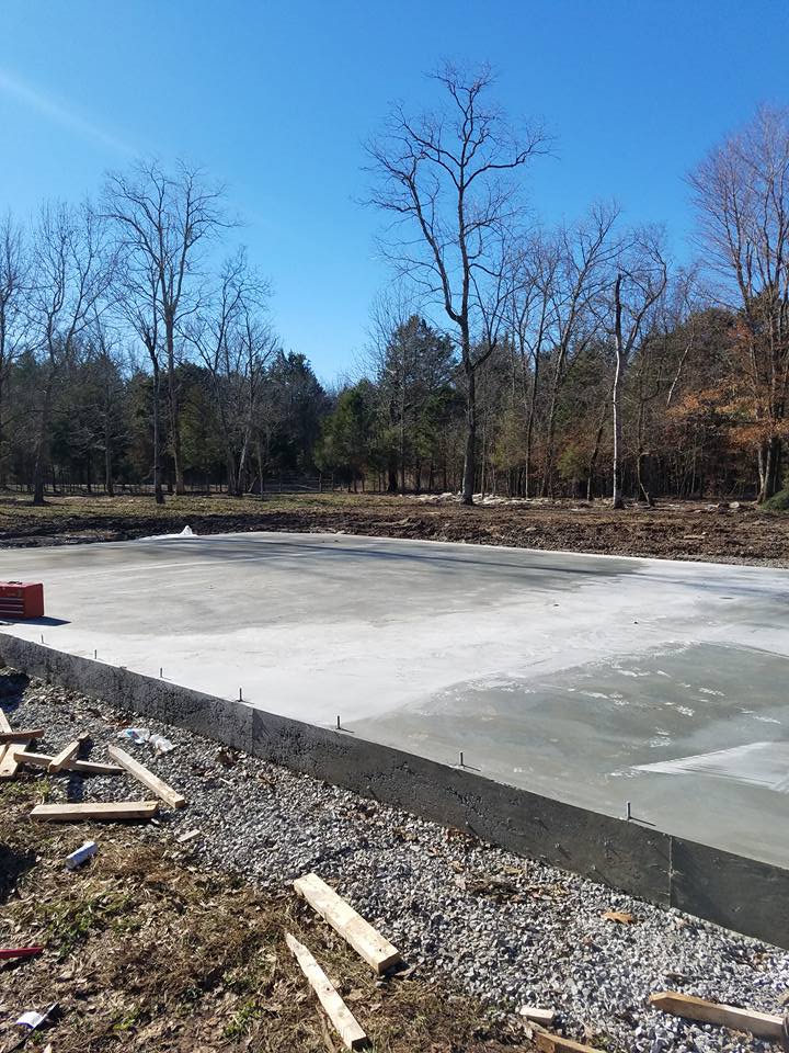 C&L Services Company constructing driveway 