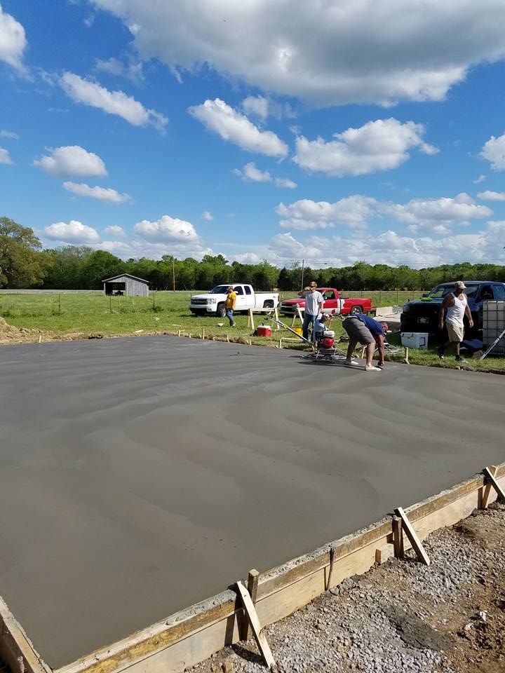 C&L Services Company constructing Slab