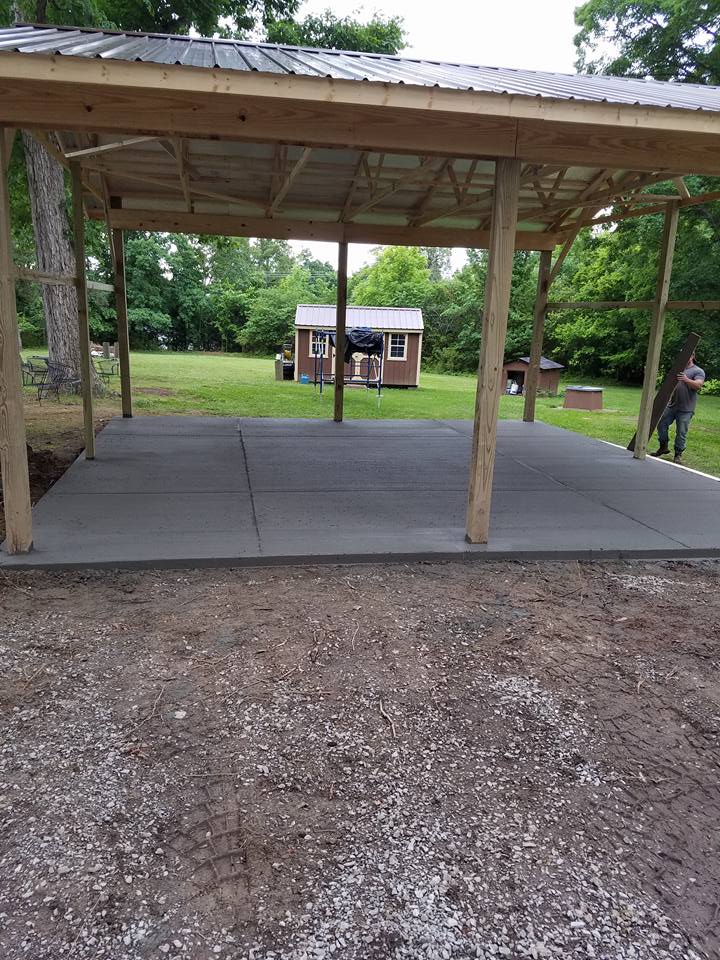 C&L Services Company constructing Cover patio