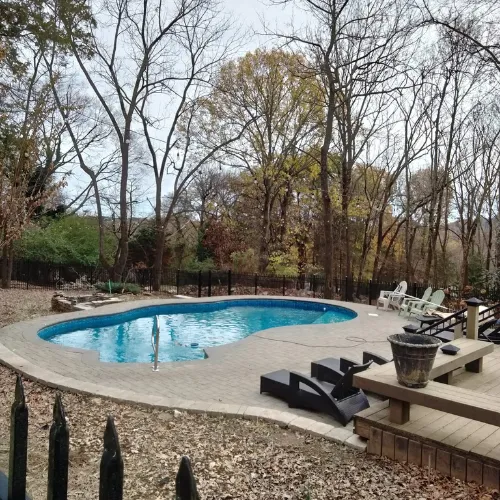 C&L Services Company constructing Pool