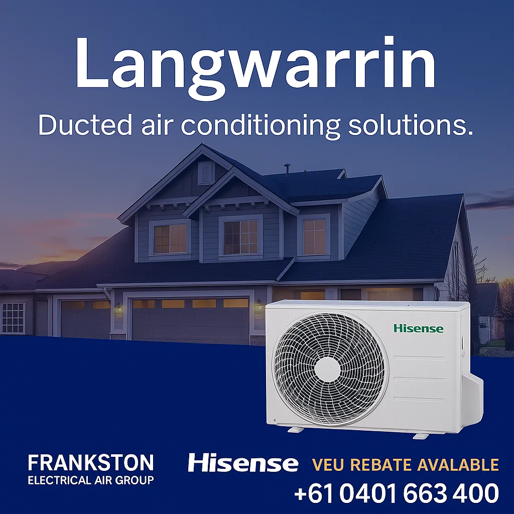 Langwarrin ducted air conditioning return grille install