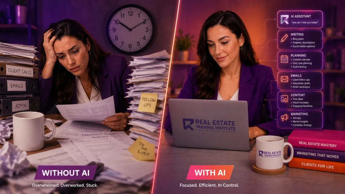 South African real estate agent using AI technology to manage property marketing and grow their business.