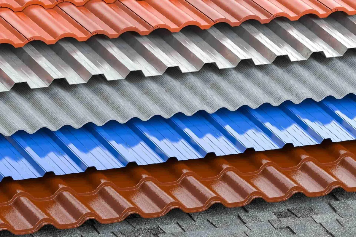 different types of metal roofing