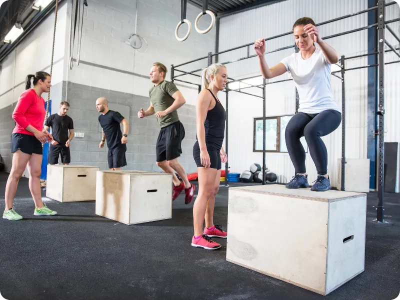 CrossFit in gym