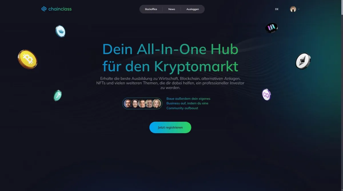 Website von Chainclass