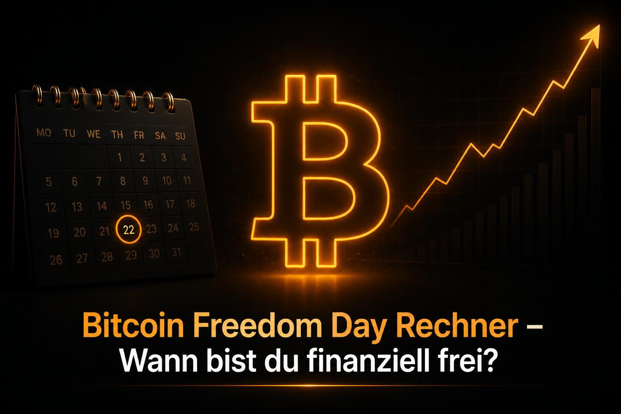Bitcoin Freedom Day Rechner – Wann bist du finanziell frei?
