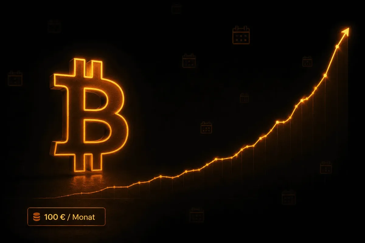 Was wäre aus 100 € monatlich geworden? Der Bitcoin DCA-Rechner
